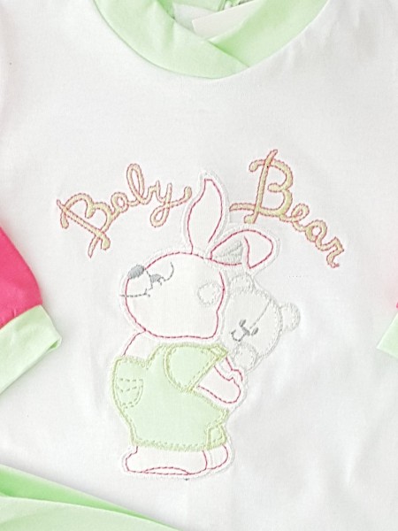 tutina completo in cotone baby bear  2