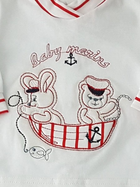 tutina completo in cotone baby marins  2