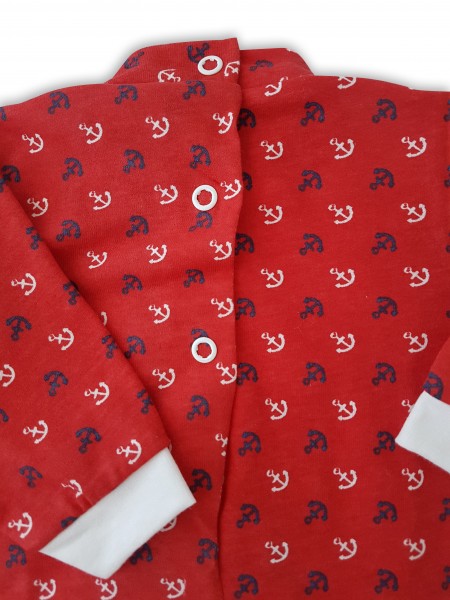 tutina cotone jersey piccolo marinaio  3