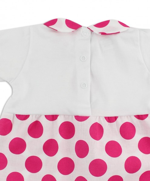 tutina pagliaccetto cuori e pois  3