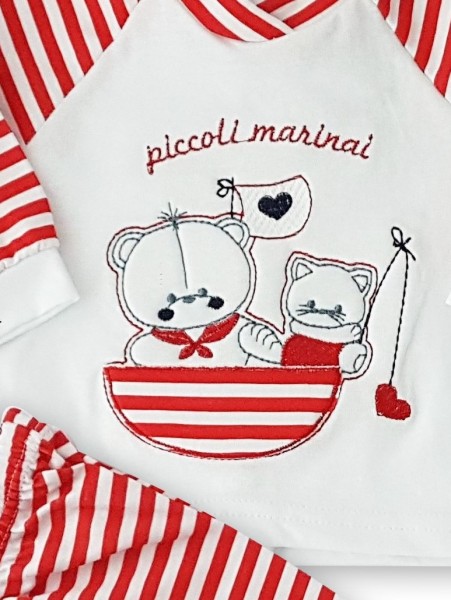 immagine completino orsetto e gattino pescatori 2