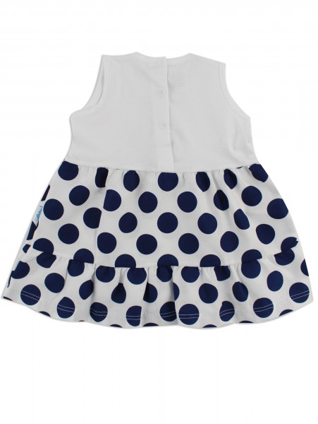 tutina vestina cotone cuore e pois  4