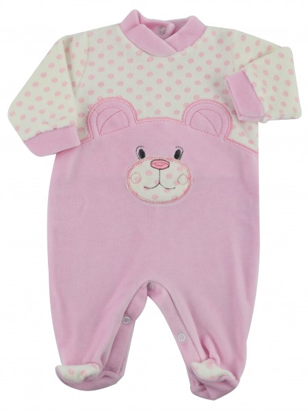 tutina in ciniglia l\'orso e pois  Rosa Taglia 0-1 mese