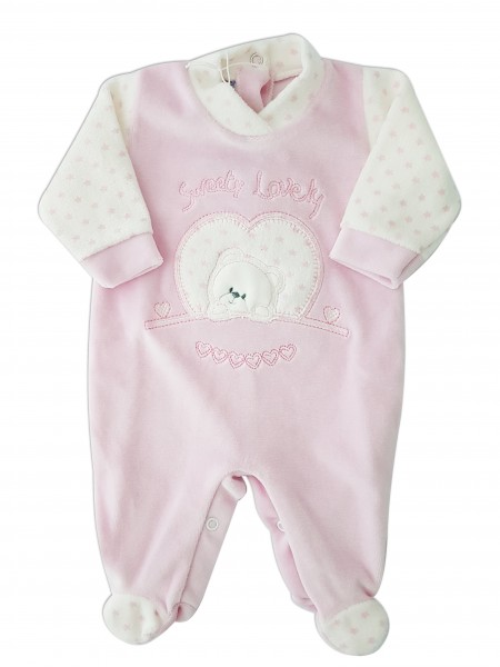 tutina in ciniglia orsetto sweety lovely di  Rosa 0-1 mese