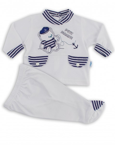 tutina completo jersey orso petit marine  Bianco Taglia primi giorni