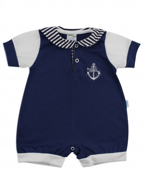 tutina pagliaccetto polo ancora  Blu Taglia 0-1 mese