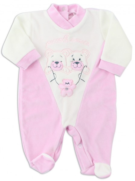 tutina ciniglia piccoli amici  Rosa Taglia 6-9 mesi
