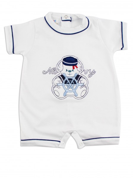 tutina pagliaccetto navy  Bianco Taglia 0-1 mese