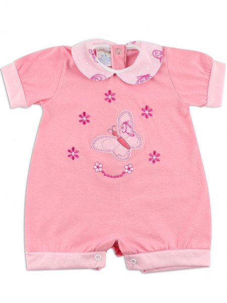 tutina pagliaccetto butterfly  Rosa corallo Taglia 3-6 mesi