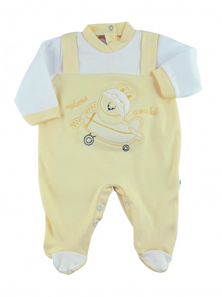 tutina cotone interlock volare ooohh  Giallo Taglia 0-1 mese