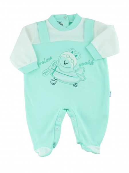 tutina cotone interlock volare ooohh  Verde Taglia 0-1 mese