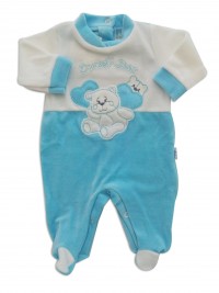 Immagine tutina ciniglia sweet bear taglia00