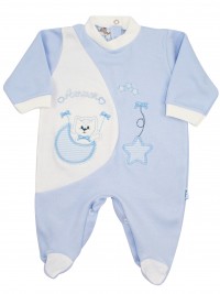 Immagine tutina cotone interlock amour stelle e luna