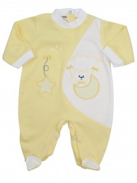 Immagine tutina cotone interlock amour stelle e luna