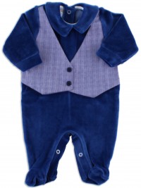 tutina ciniglia gilet tessuto