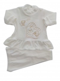 Immagine tutina completo clinca in ciniglia love