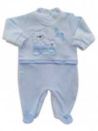 Immagine tutina ciniglia baby
