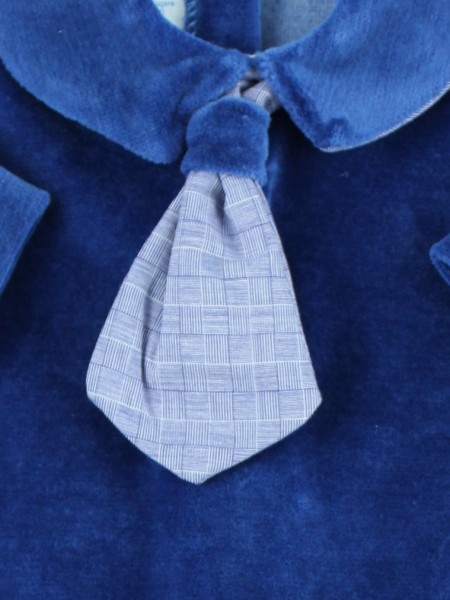 tutina ciniglia cravattina tessuto  2