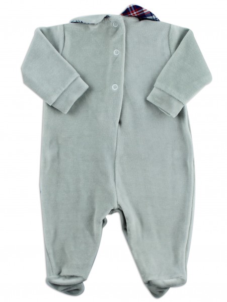 tutina ciniglia cravatta tessuto 3