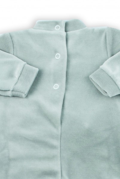 tutina ciniglia gilet e papillon tessuto  2