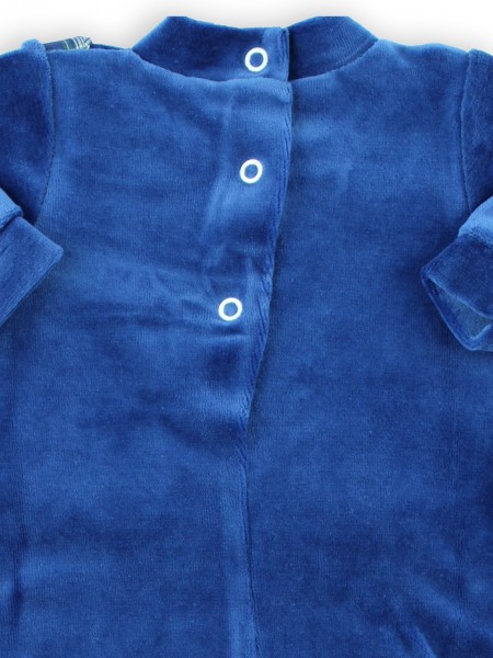 tutina ciniglia gilet e papillon tessuto  3