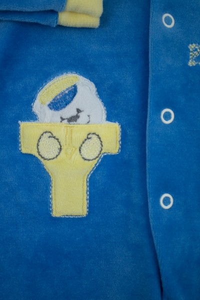 Tutina neonato senza piedi con bottoncini a pressione sul davanti  2