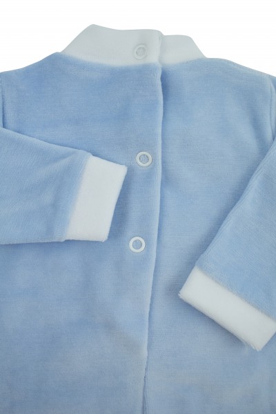 tutina neonato ciniglia bimbo sonaglio e ciuccio 3