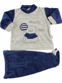 Tutina completo clinica in ciniglia piccolo bebe.