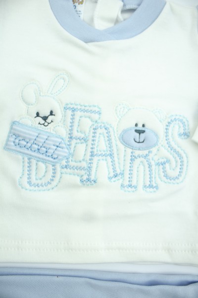 completino interlock con scritta bears 2