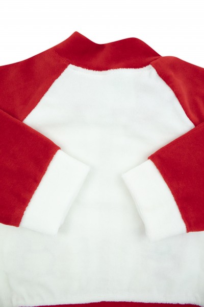 Completino tuta ciniglia con zip su e giù 3