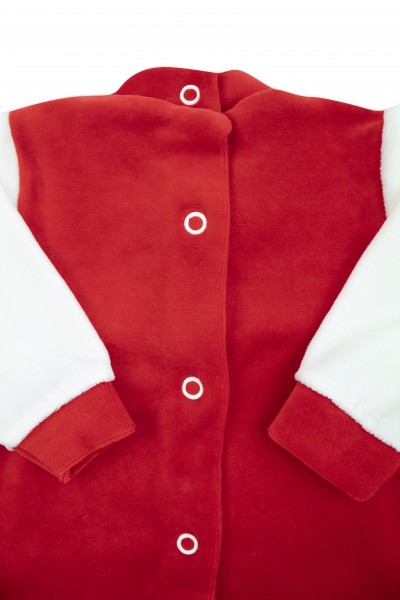 completo per neonata coccinelle rosso in ciniglia 3