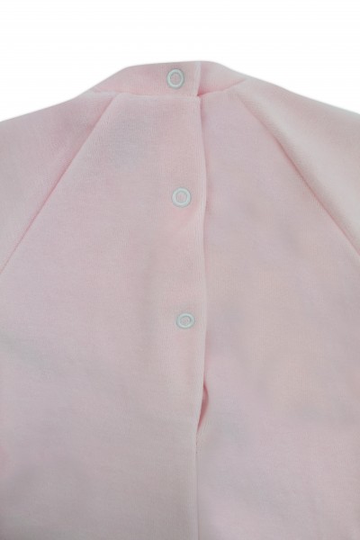 tutina monocolore neonato riga su spalle 2