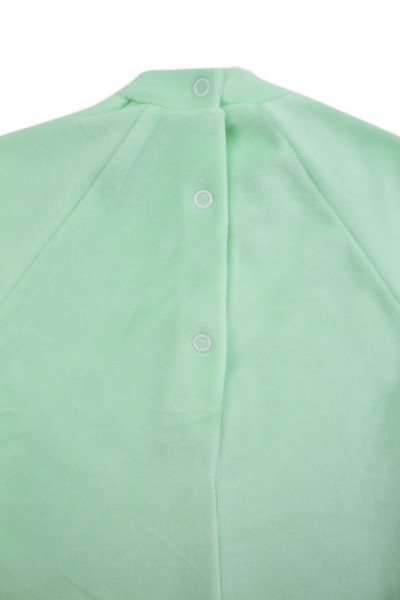 tutina monocolore neonato riga su spalle 2