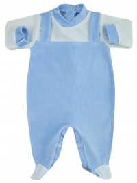 tutina per neonato salopette monocolore