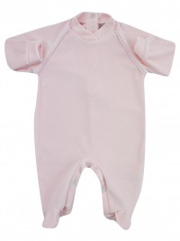 tutina monocolore neonato riga su spalle