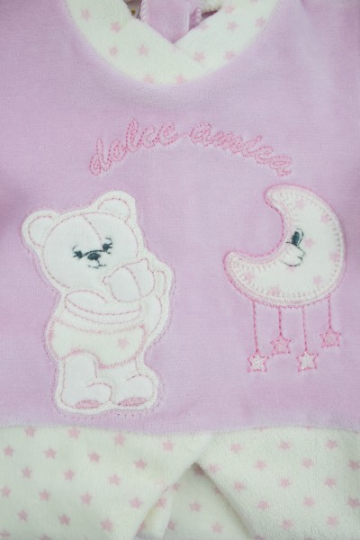 completino neonato ciniglia dolce amica 3