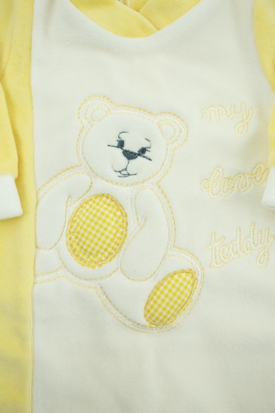 tutina neonato ciniglia my love teddy 2