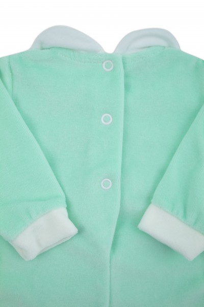 tutina neonato ciniglia orsetto teneri cuori 3