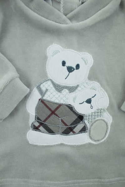 completino neonato ciniglia abbraccio orsetti 3