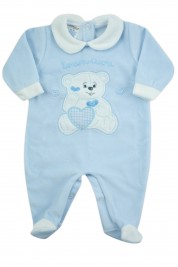 tutina neonato ciniglia orsetto teneri cuori