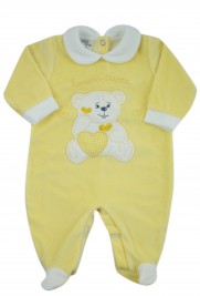 tutina neonato ciniglia orsetto teneri cuori