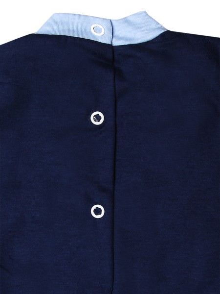 Tutina neonato 100% cotone sono bello come papà riga 3