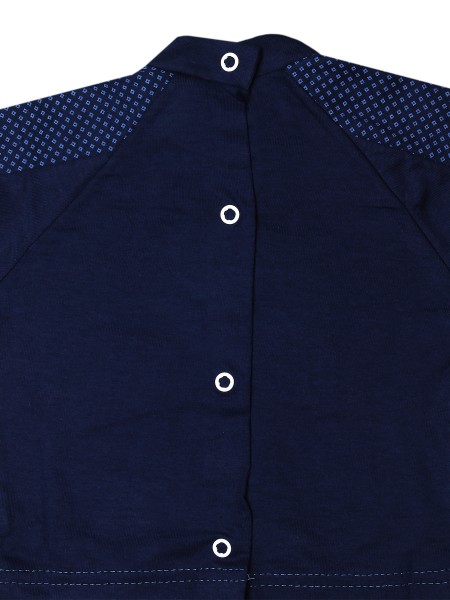 Completino neonato baseball, 100% cotone, con rombi 3