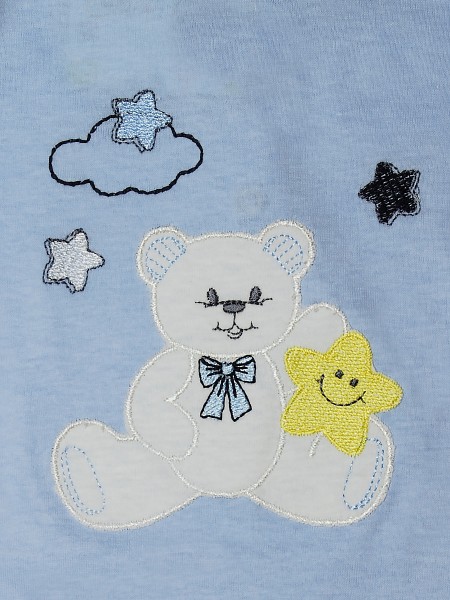 Tutina neonato 100% cotone, orsetto stellina 2