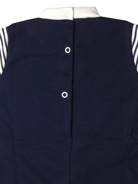 Tutina neonato orsetto paracadutista righe 3