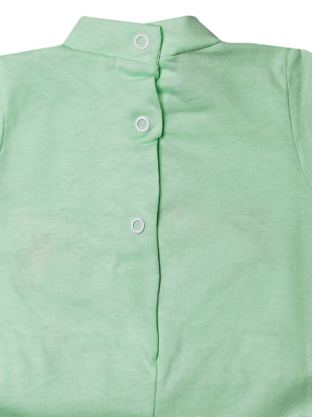 Tutina neonata cotone orsetta con pizzo 3