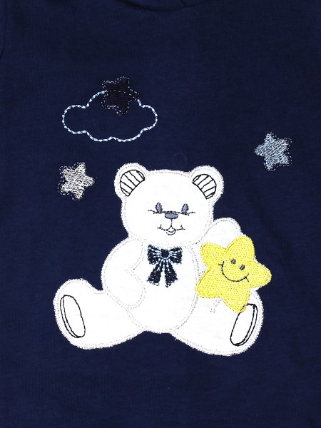 Tutina neonato 100% cotone, orsetto stellina 2