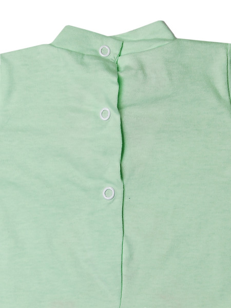 Tutina neonata cotone orsacchiotta, biberon e pizzo 3