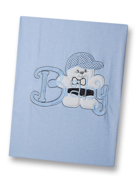 Copertina culla o carrozzina baby birba con fantasia a rombi 2