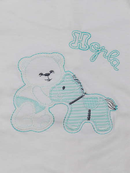 Pagliaccetto hopla cavallino bianco panna 2